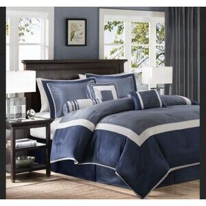Madison Park 7 Pieces Comforter Set-Deluxe Hotel Collection Luxury Bedding
